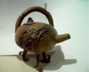 Three legged teapot