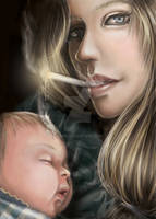 Smoking mothers