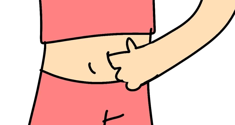 Leon pokes his belly button by LucreciaGuerrero on DeviantArt