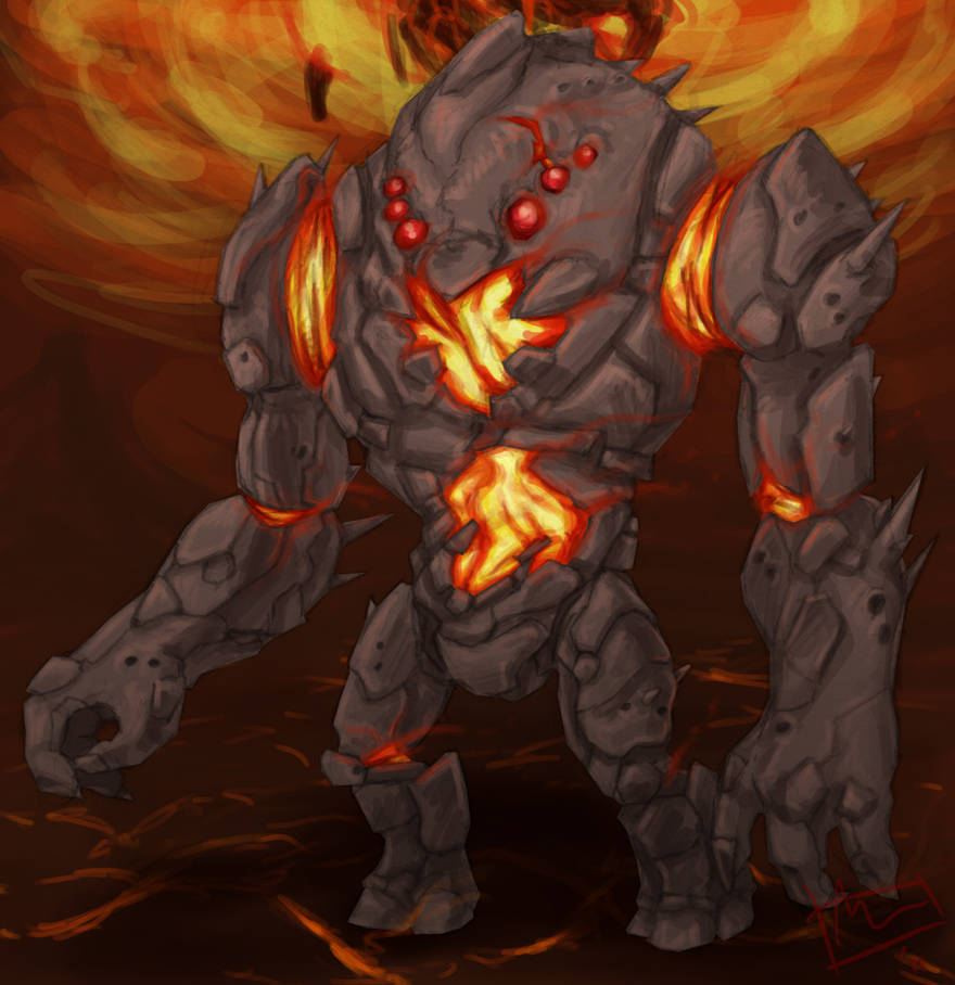 RIFT: Fire Colossus by wanderinghobo on DeviantArt