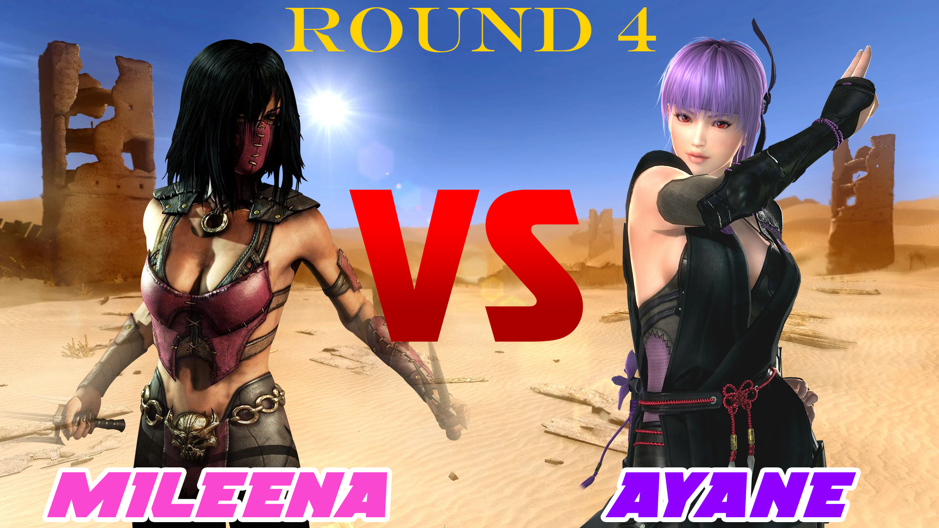 Round 4 (Mileena vs Ayane)