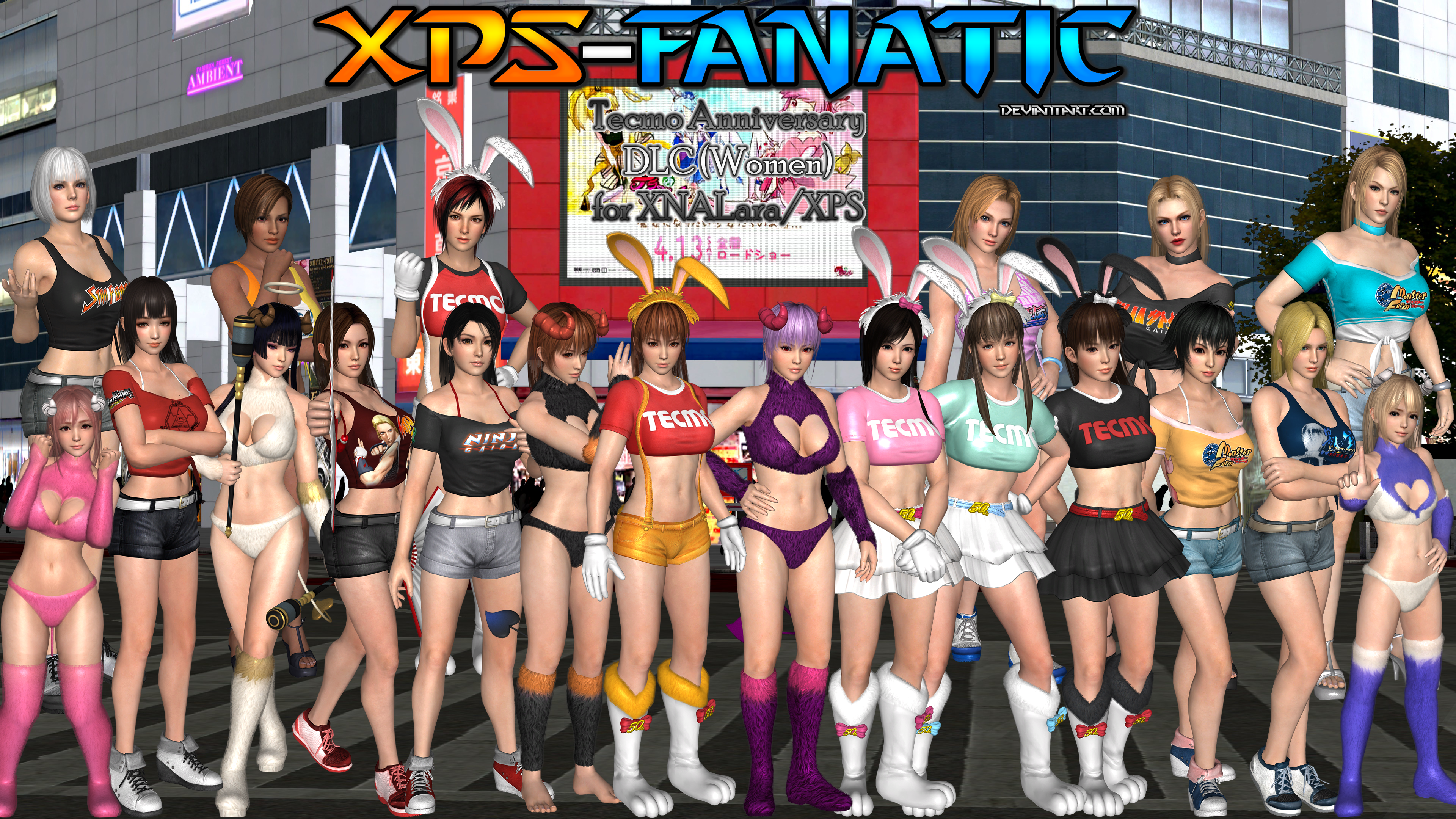 DOA5LR - Tecmo Anniversary DLC (Women) for XPS