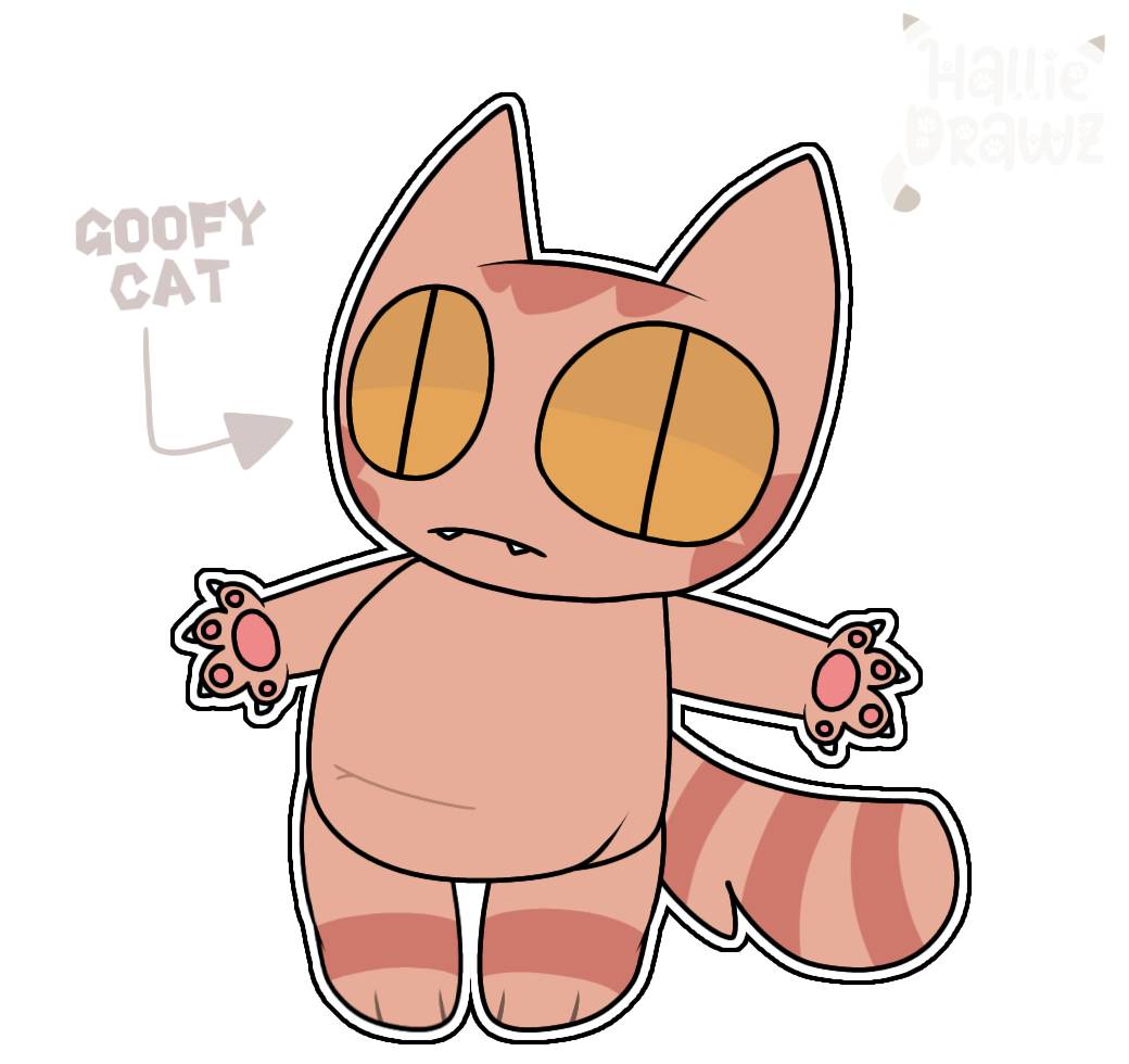 Goofy Cat Chub By HallieDrawz On DeviantArt goofy-cat-chub-by-halliedrawz-on-deviantart