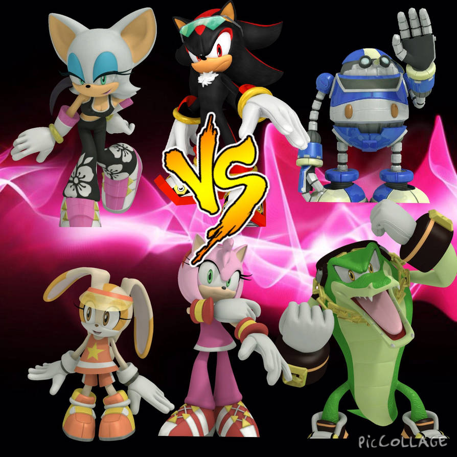 Team Rose VS Team Dark by Yussi2000 on DeviantArt