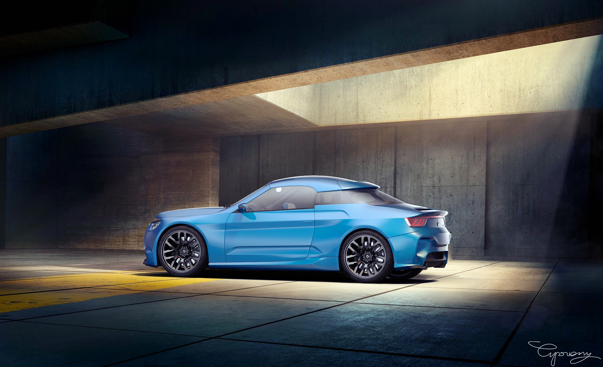 Renault 8 Gordini - concept V2 - 4 by cipriany