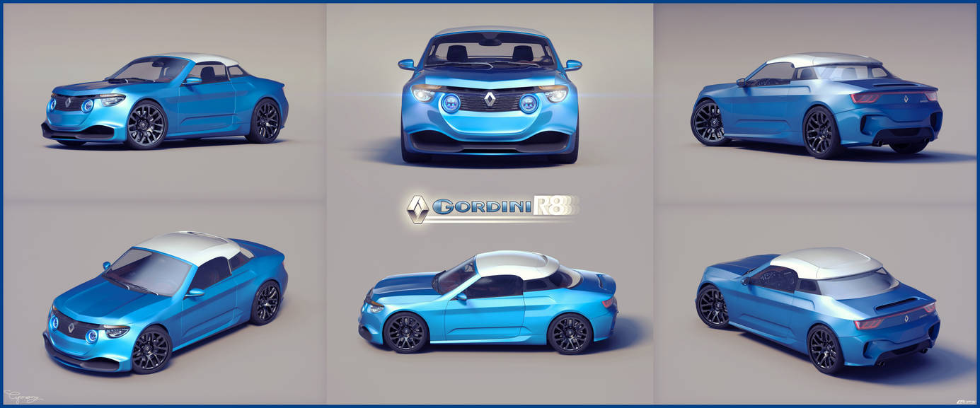 Renault 8 Gordini - concept V2 - 10 by cipriany