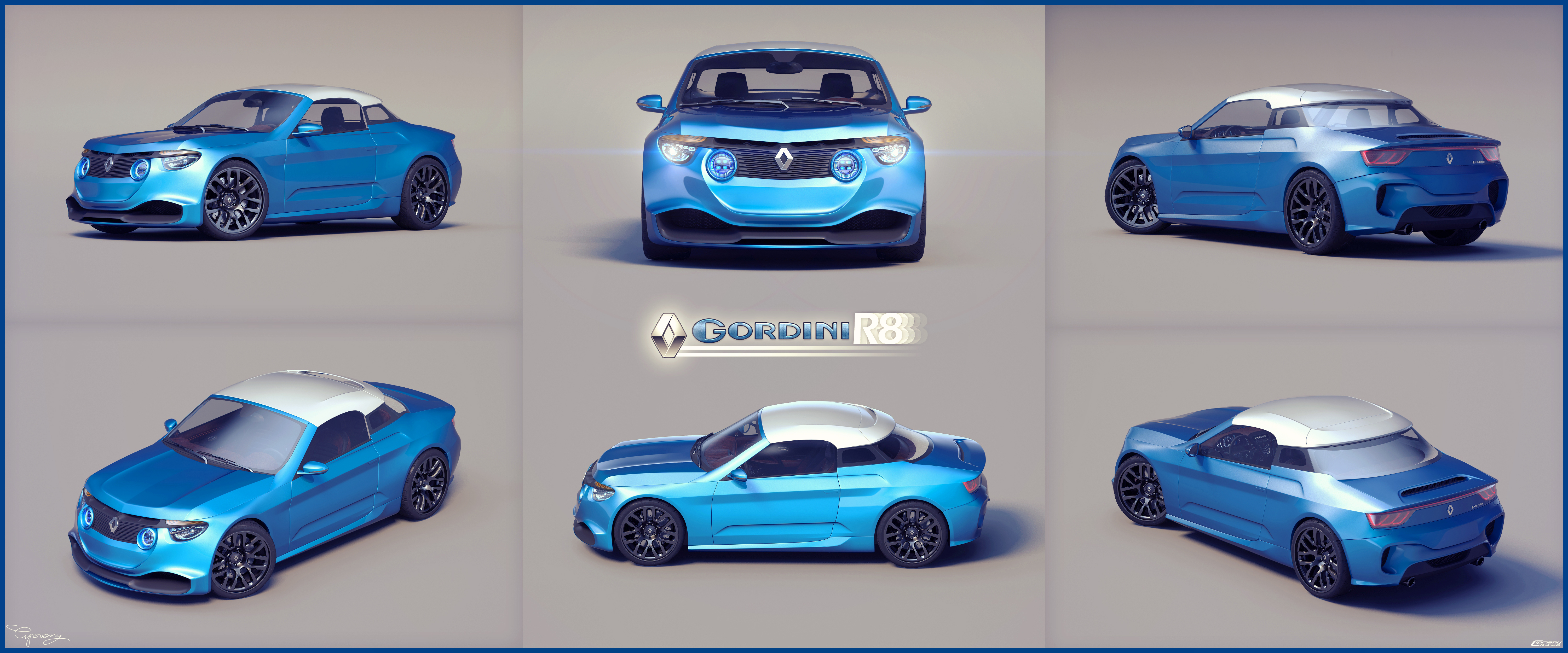 Renault 8 Gordini - concept V2 - 10 by cipriany