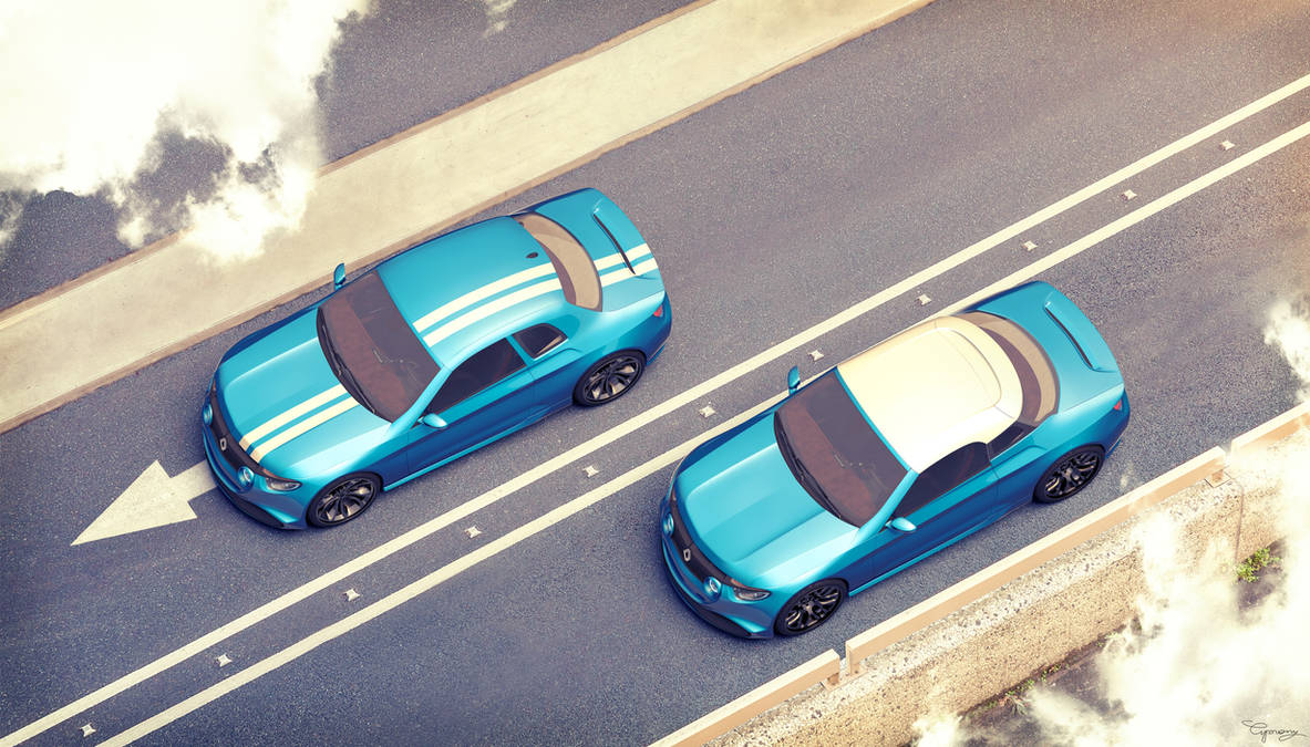 Renault 8 Gordini - concept V1 and V2 - 1 by cipriany