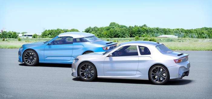 Renault 8 Gordini - concept V1 and V2 - 3