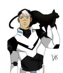 shiro with cat