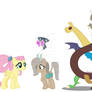 Fluttershy x Discord Family!