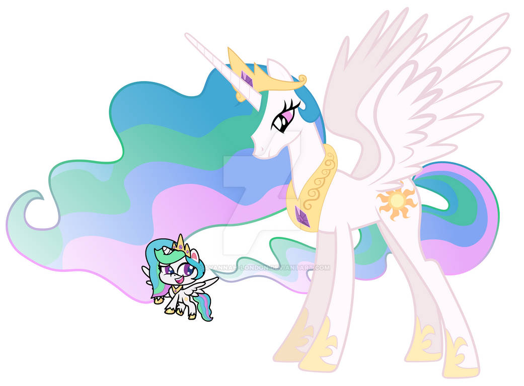 Princess Celestia meets her Pony Life Counterpart by Savannah-London on ...