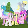 Savannah With All Her Favourite Ponies