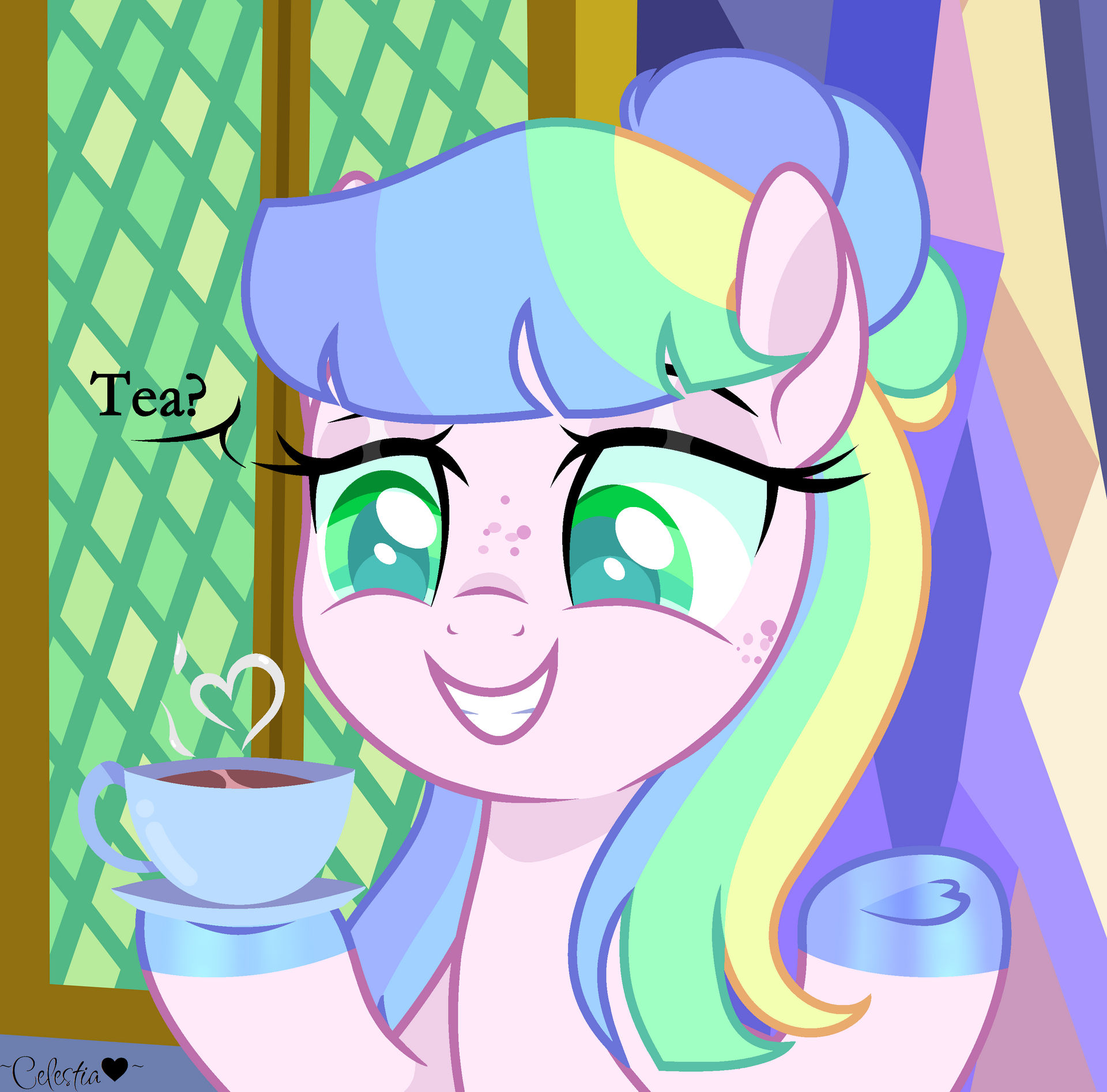 Mlp Tea MLP (UV) Tropical Freeze Offers You Tea by Savannah-London on DeviantArt