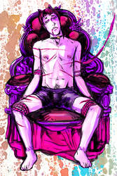 The Purple Chair by queenvera