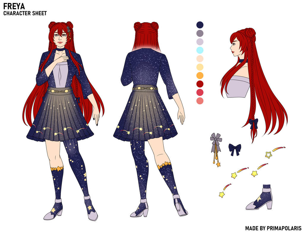 Freya (Moon Rabbit Festival) Character Sheet by PrimaPolaris on DeviantArt