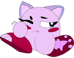 Kirby OC - Sleepy Kitball