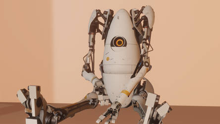 BLENDER/Portal 2 - Pet the fuckin robot!! #1
