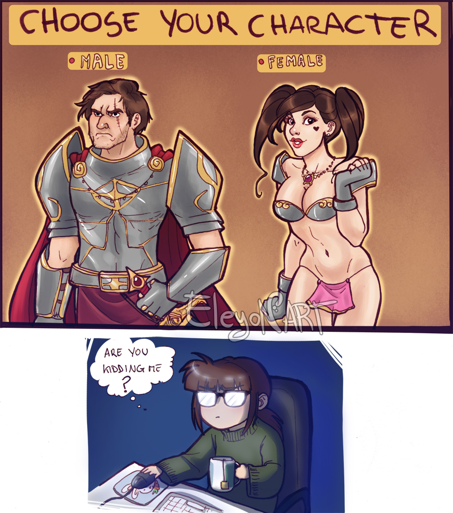 Girls and Videogames by IreneMartini