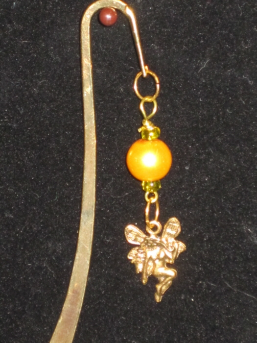 Gold faery bookmark