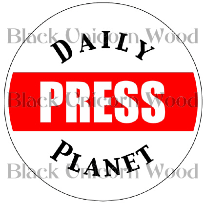 Daily Planet Press badge