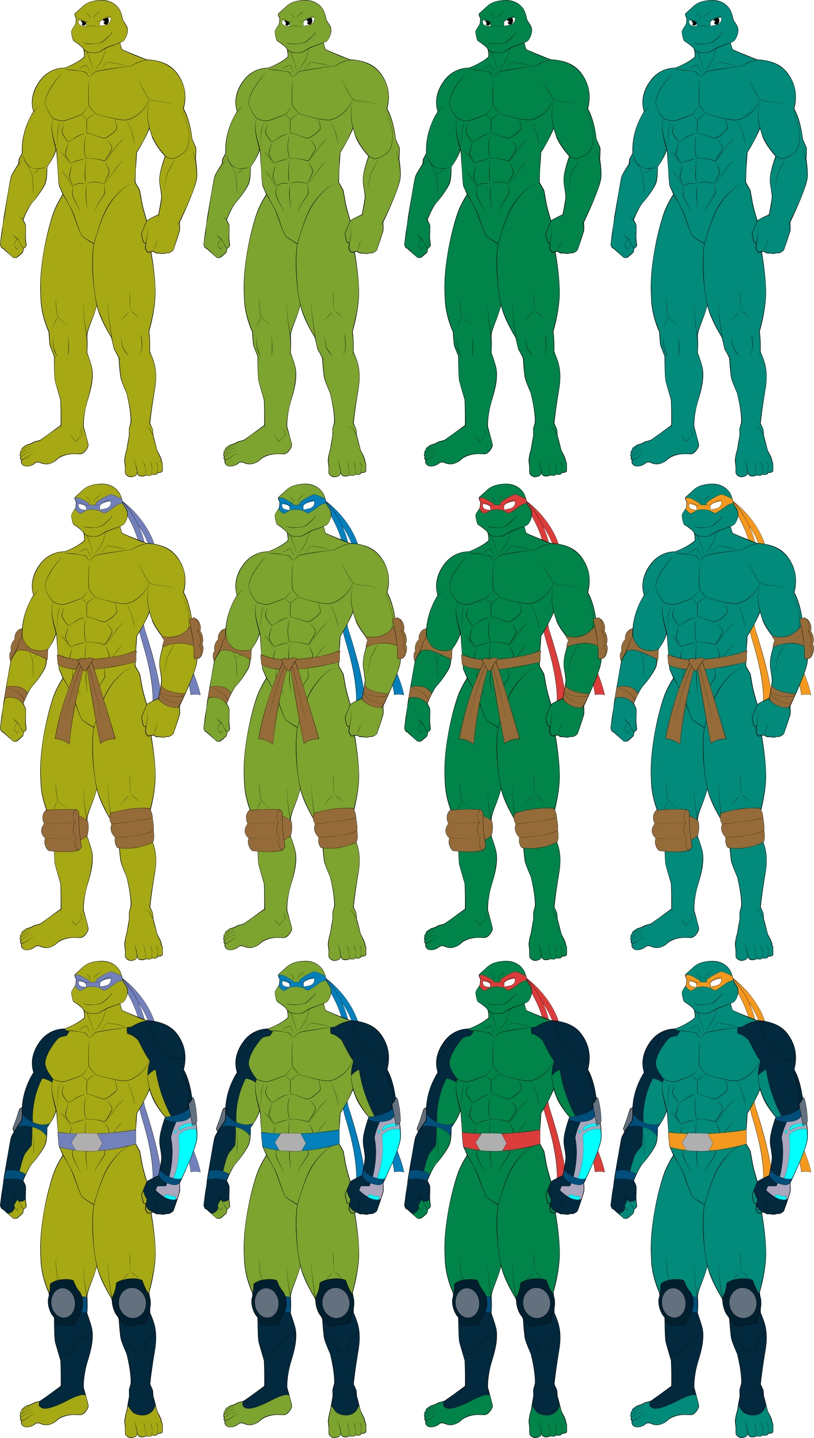 Tmnt 2003 Color TMNT 2003 by darkshiner8 on DeviantArt