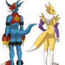 Flamedramon and Renamon are Back