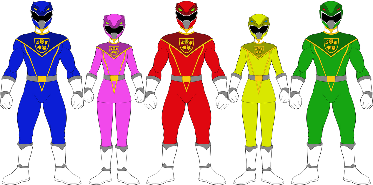 Primary Mythic Order Rangers by darkshiner8 on DeviantArt