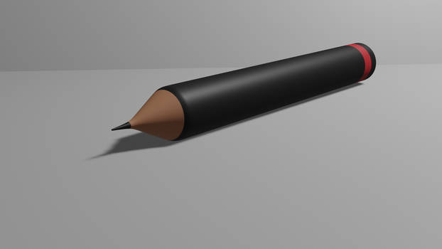 Pencil 3d Model (Blender) by altback on DeviantArt