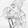Jak and Keira, by AnimeNight01