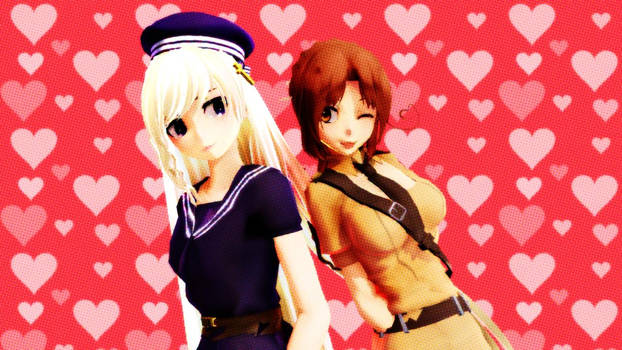 [MMD] Nyo!Norway and Nyo!Italy