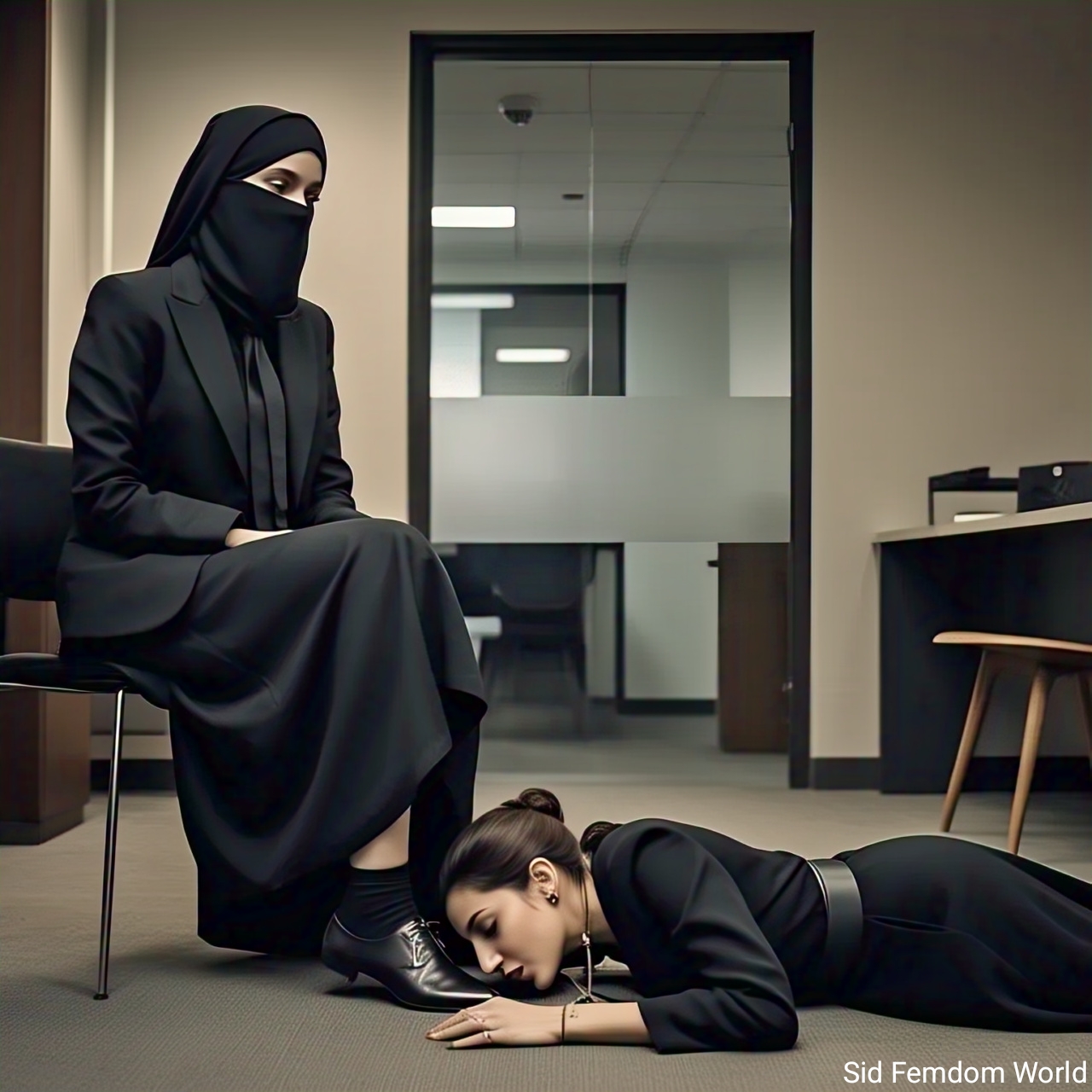 Muslim Mistress Make Her Boss Her Foot Slave By SidFemdomWorld On muslim-mistress-make-her-boss-her-foot-slave-by-sidfemdomworld-on