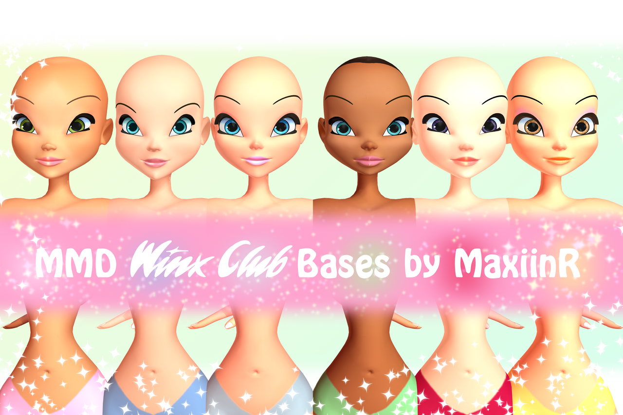 MMD Winx club bases Pack by MaxiinR DL DOWNLOAD by MaxiinR on DeviantArt