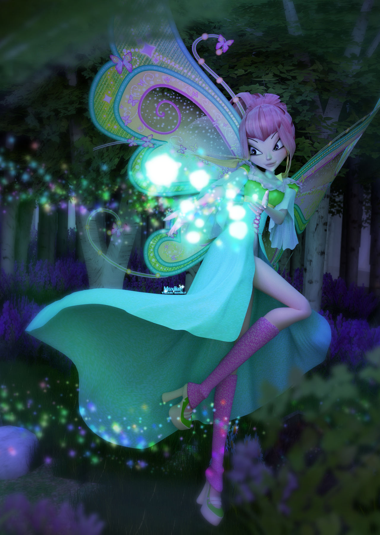 Winx Roxy Transformations Winx Club Roxy Flyrix fan transformation 3D model by MaxiinR on DeviantArt
