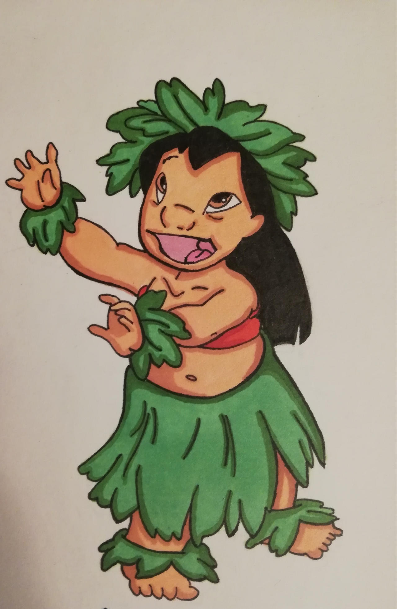 Lilo drawing by Mikaelaivarsson96 on DeviantArt