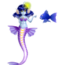 Abyssal mermaid (and friend) - Alternate