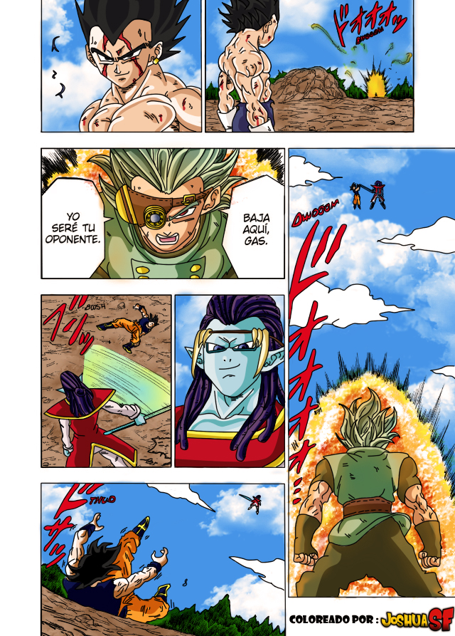 I colored a panel from the newest DB Super manga : r/dbz