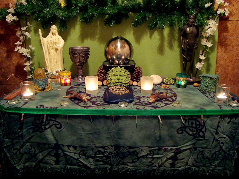 Green Man Altar 2