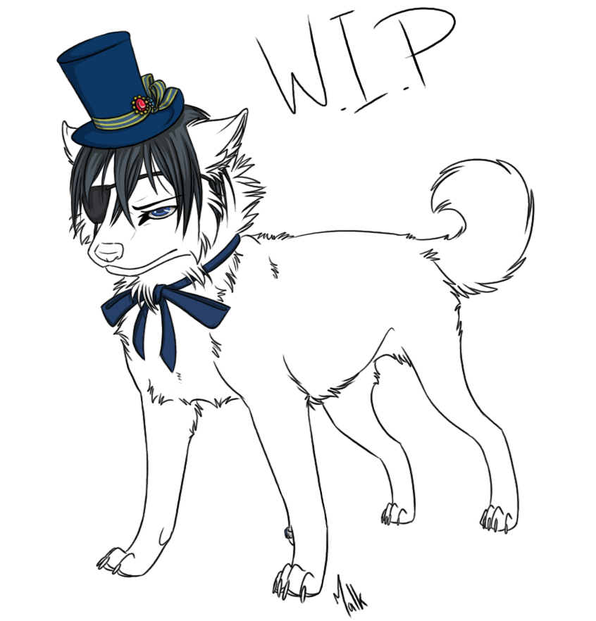 WIP - Le Chien de la Reine ... by La-Malkavian