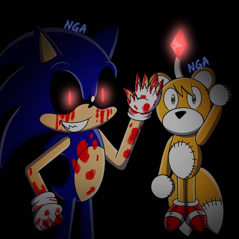 sonic.exe y tails doll Chefcito uwu - Illustrations ART street