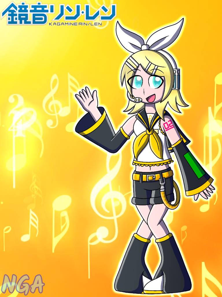 Kagamine Rin (Vocaloid) by NeviaGreatestArt on DeviantArt