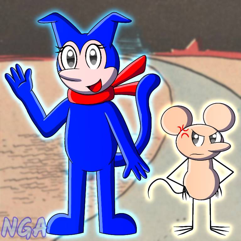 Krazy Kat and Ignatz Mouse by NeviaGreatestArt on DeviantArt Krazy Kat and Ignatz Mouse by NeviaGreatestArt on DeviantArt