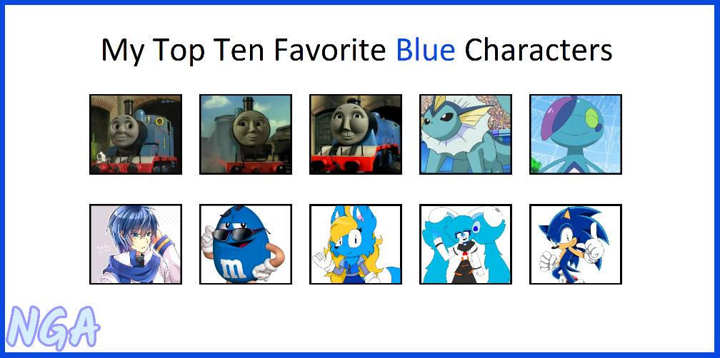 Favorite blue characters 💙✨ ----------------------------------------- Blue  chars I love from the three fandoms I'm currently…