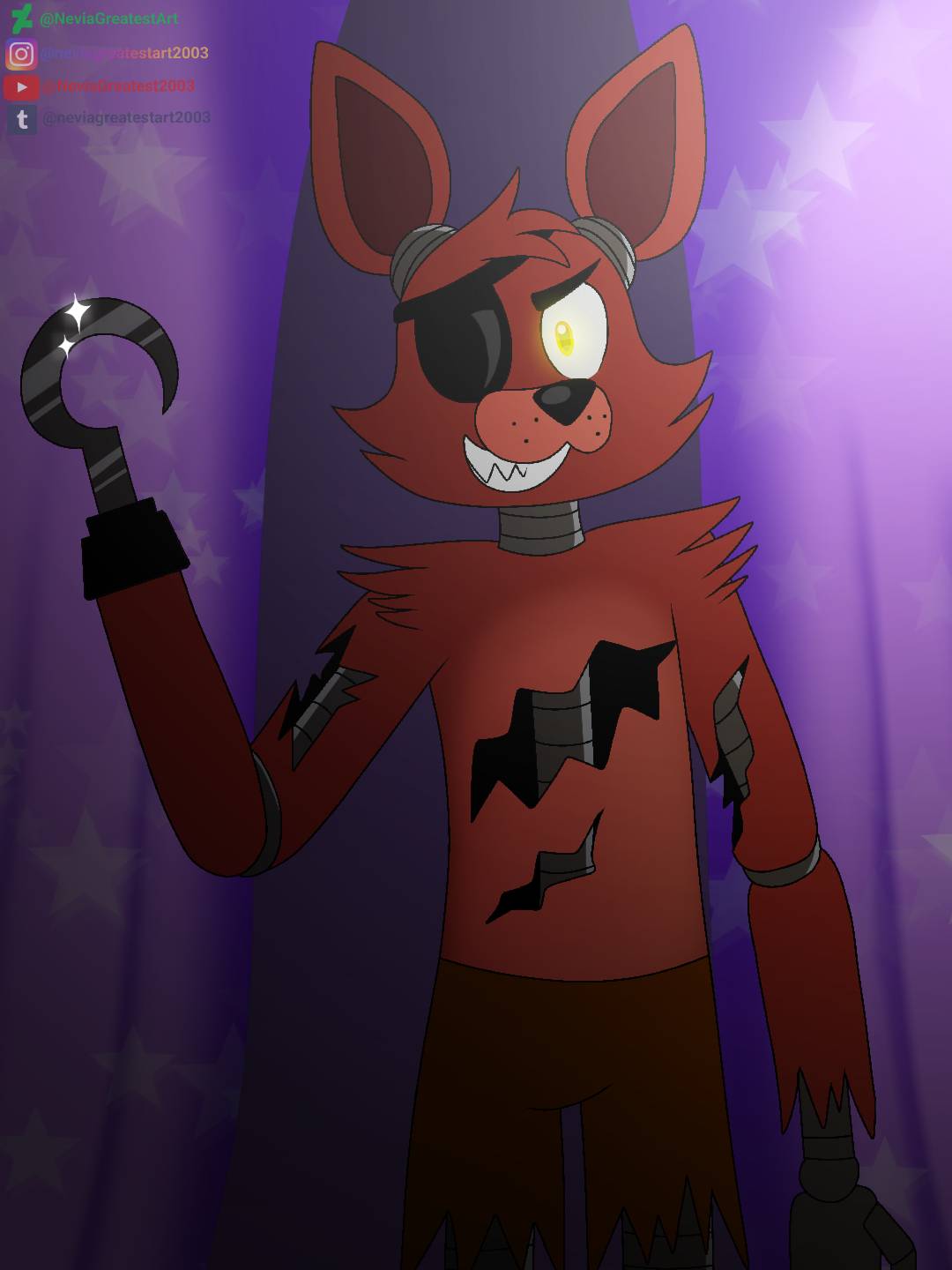 5 nights at freddy s Foxy by FoxyPirateCove on DeviantArt