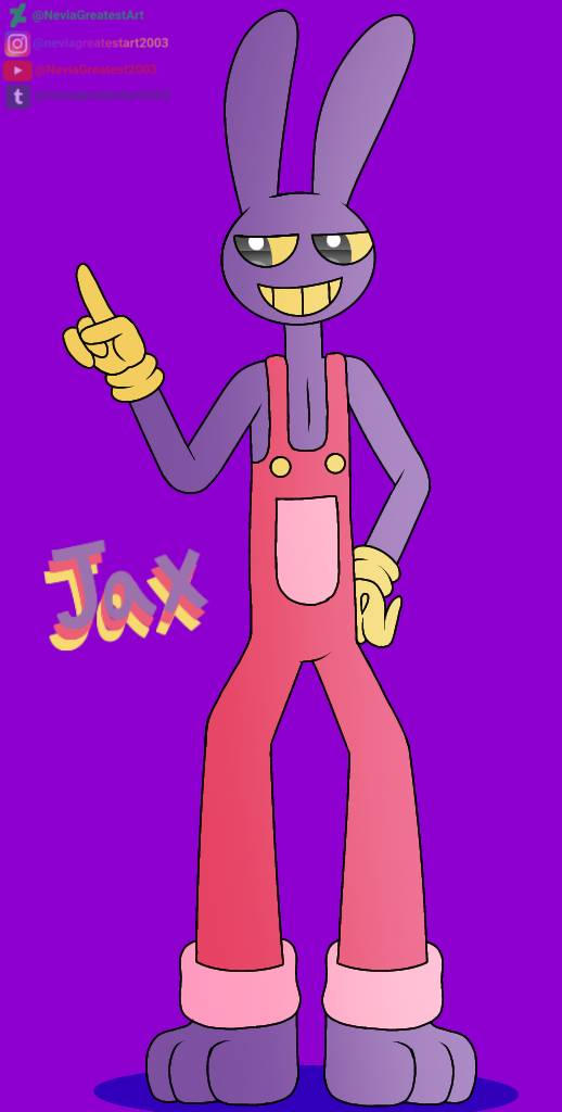 Jax The Rabbit (TADC Fanart) by NeviaGreatestArt on DeviantArt