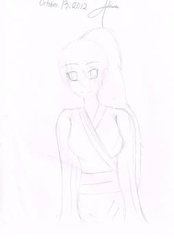 Tenten with Long Hair