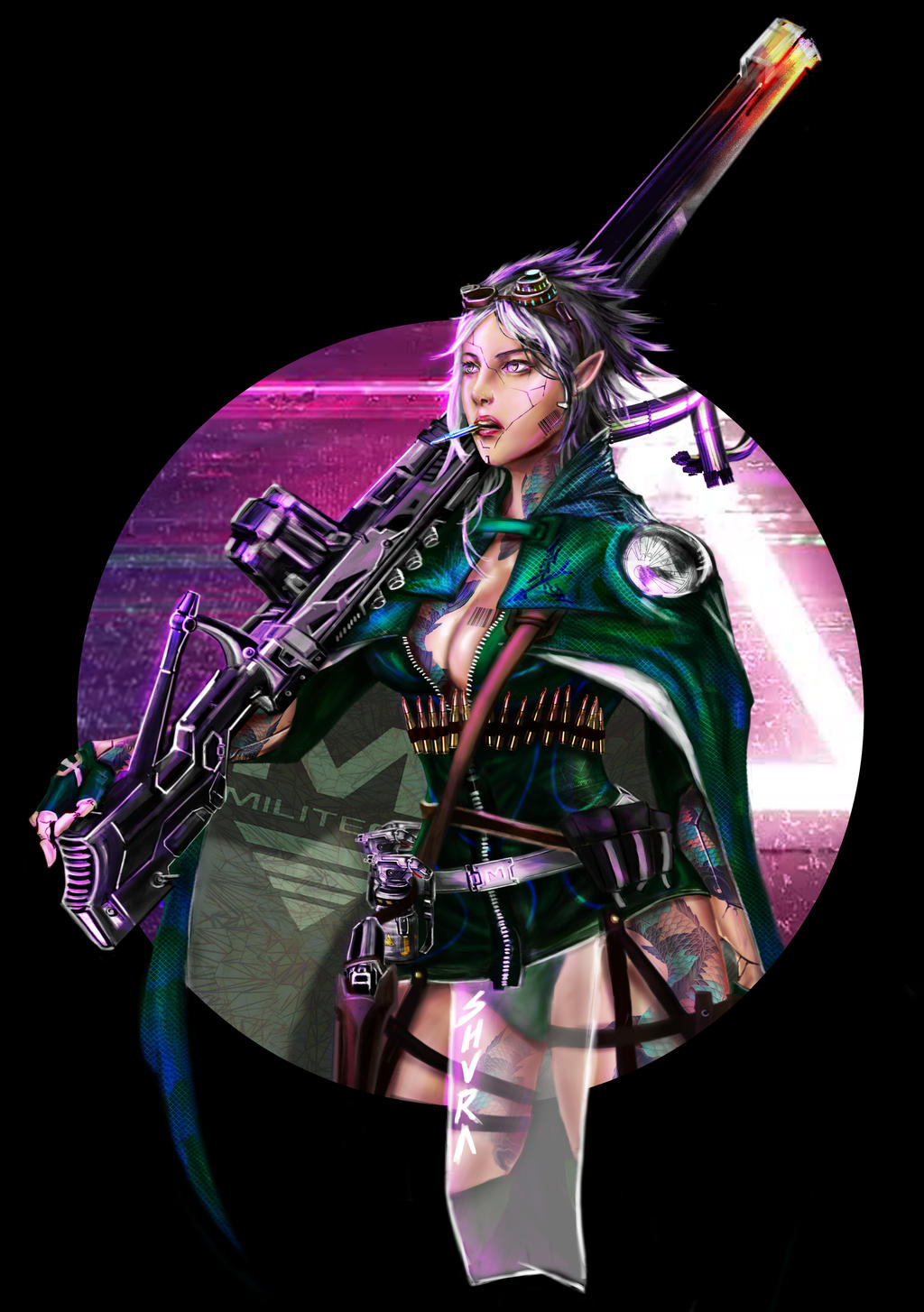 Militech Sticker Cyberpunk 2077--Militech sticker by Shuratoshi on DeviantArt