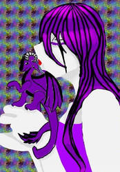 Purple Black Dragon