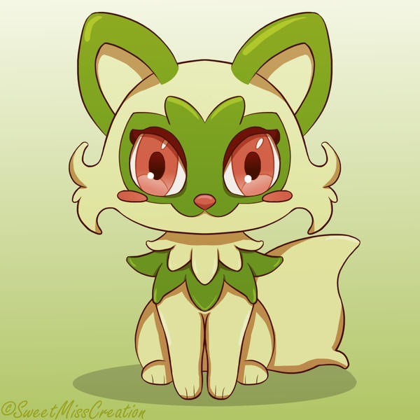 Sprigatito by SweetMissCreation on DeviantArt