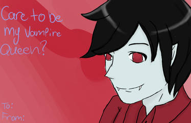 Marshall Lee Valentine's day card